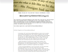 Tablet Screenshot of manuscriptbeoordeling.nl